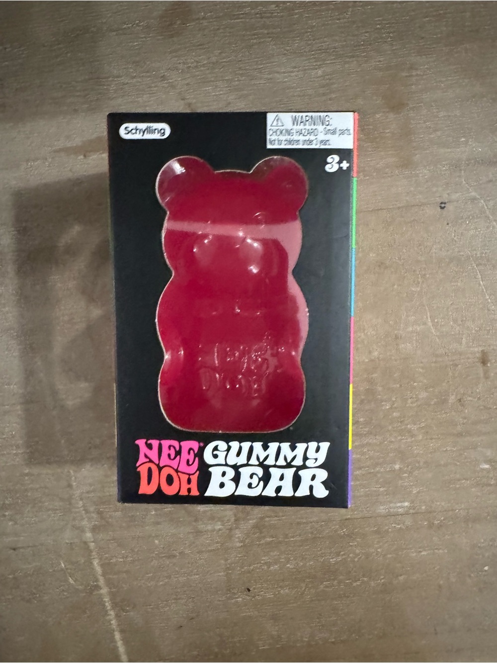 Nee Doh Gummy Bear Collectible Toy - Red